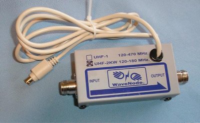 Wavenode Power and SWR meter system with PC output