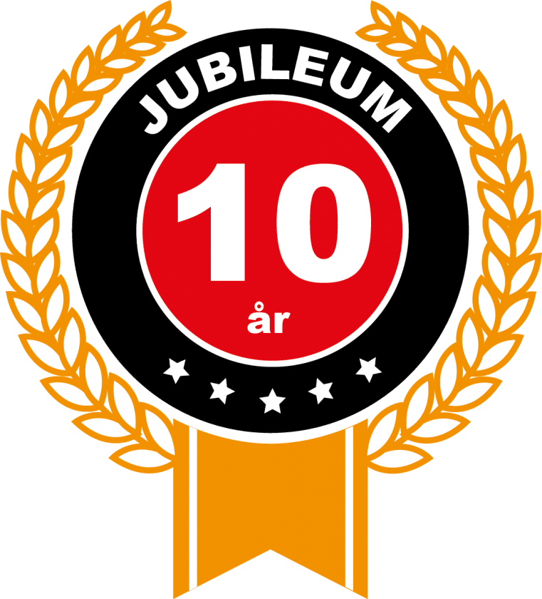 Jubileum 10 år